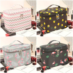Pattern Cosmetic Bag Travel Toiletry Wash Bag Multifunctional Makeup Handbag