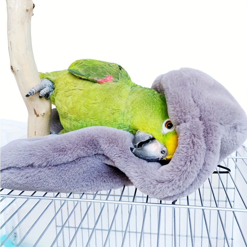 Bird Buddy Fleece Blanket for Parrot Cage - Cozy Bird Bed Warmer