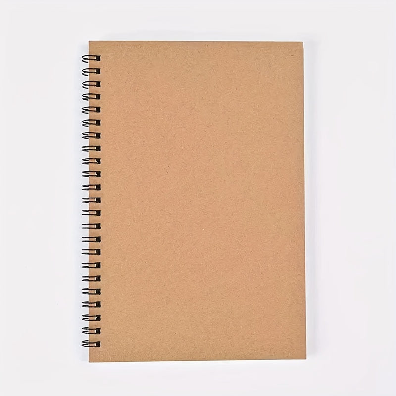 Stylish A5 Spiral Notebook - Solid Color