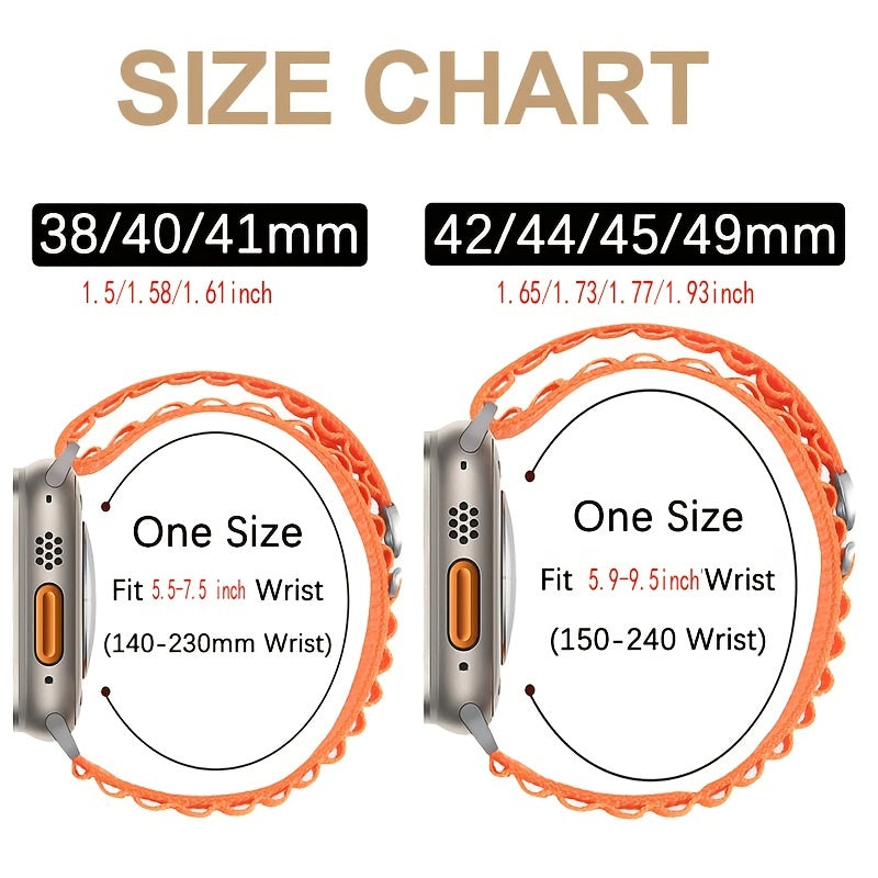 Sport Nylon Strap For Smart Watch Ultra SE Soft Breathable Watchband