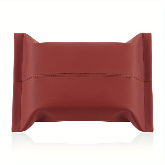 Car Tissue Box Leather Chair Back Draw Paper Bag Hanging Sun Visor Armrest Box