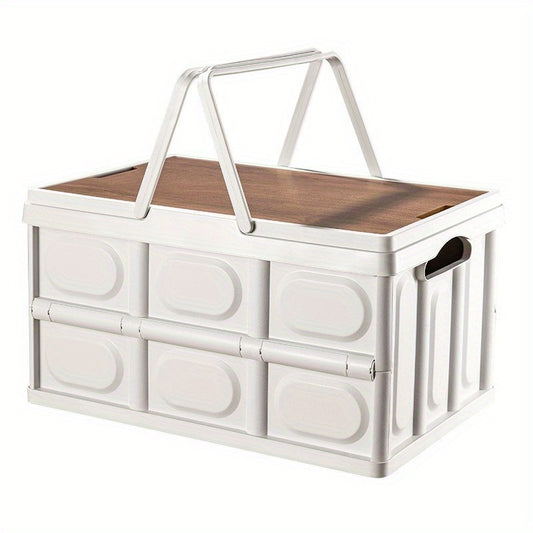 Foldable Car Trunk Storage Box for Outdoor Camping Picnics