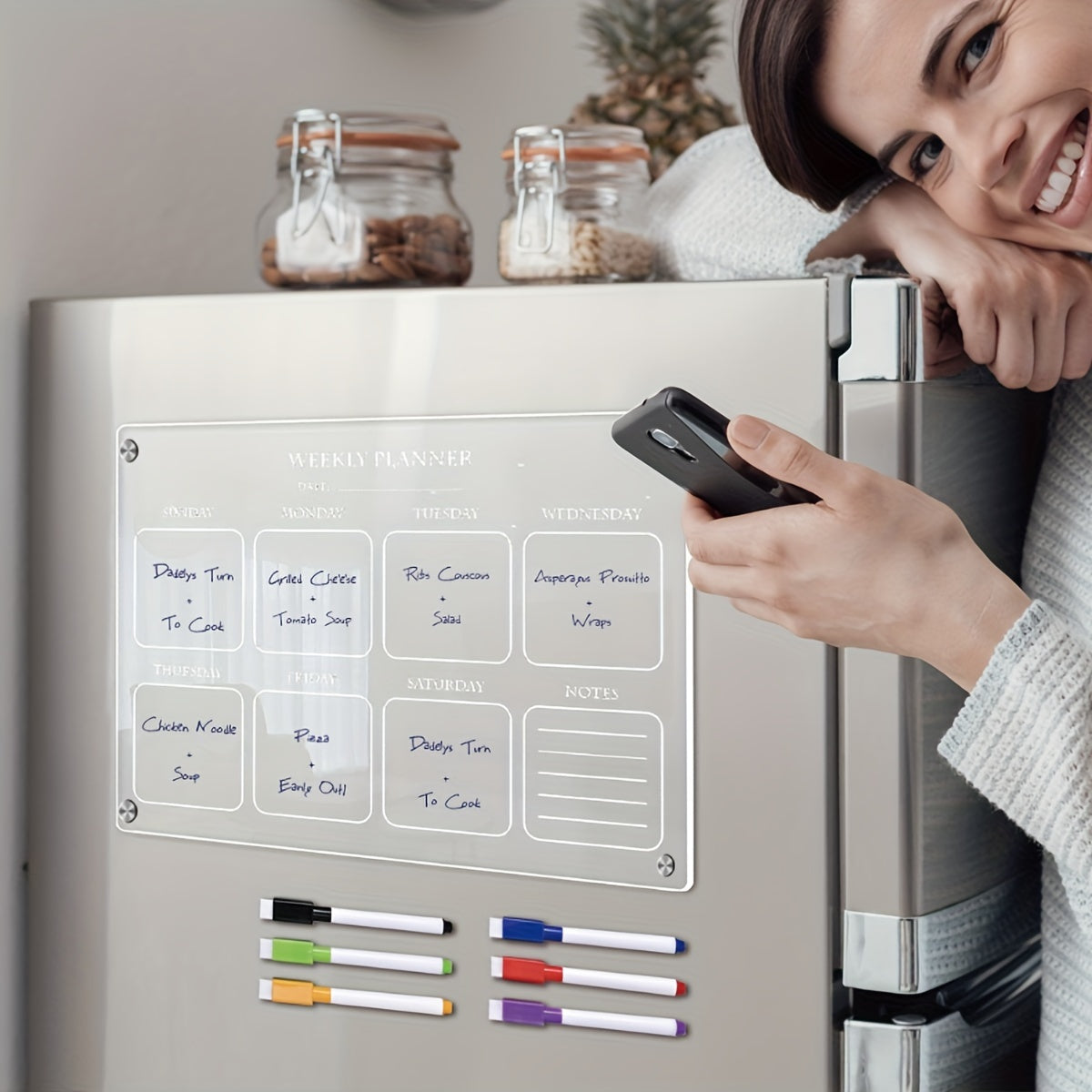 Magnetic Suction Weekly & Monthly Planner
