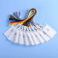 10pcs Transparent Card Covers for Students' Cards
