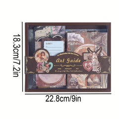 High End Gift Boxed Retro Journal with Notebook and Journal Material Gift Bag