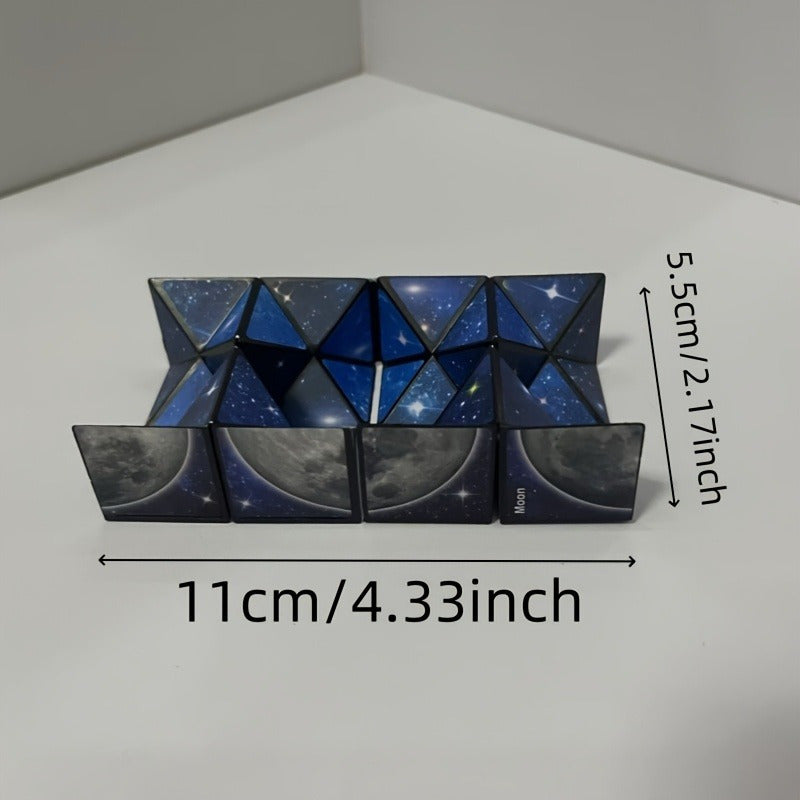 Infinite Transforming Cube Star Shaped Toy Educational Flip Puzzle