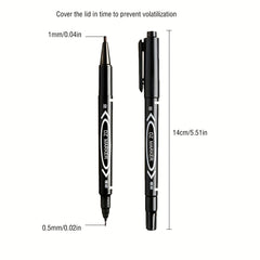 0 5 1 0mm Double Head Marker Waterproof Brush Pens