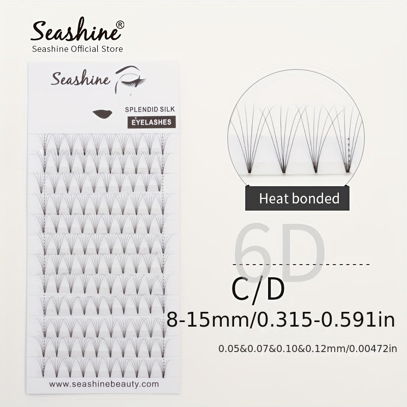 Silk 6D D Curl Premade Fans False Eyelashes Volume Lashes