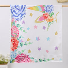 Unicorn Print Bath Towel Microfiber Quick Dry 25 X 59