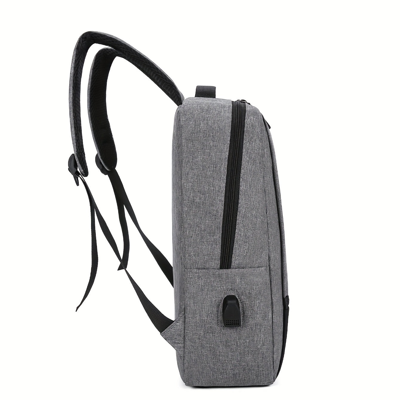 3pcs Men's Backpack Crossbody Bag Set With USB Charging Port