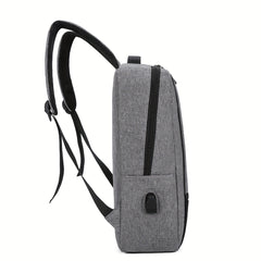 3pcs Men's Backpack Crossbody Bag Set With USB Charging Port