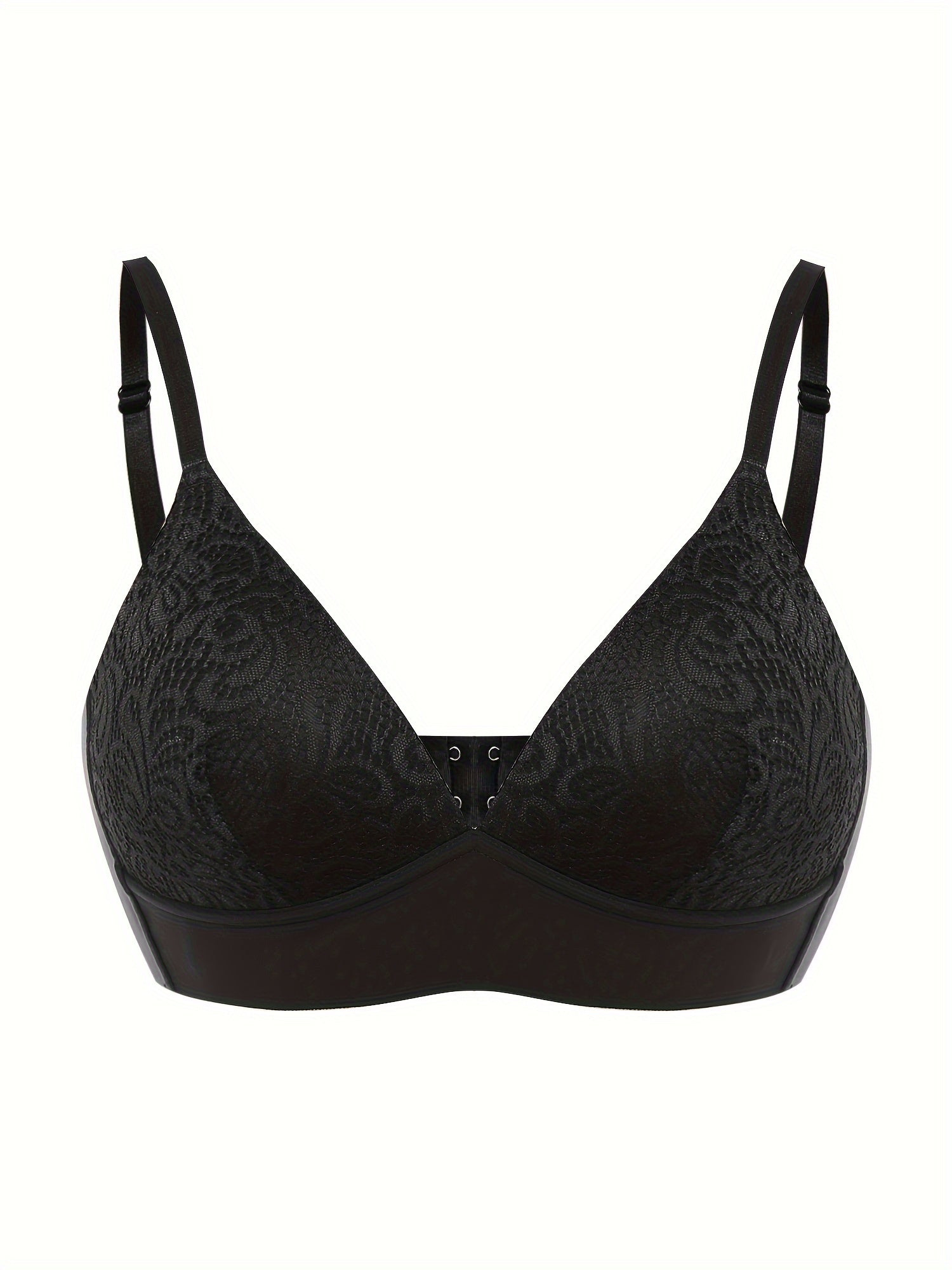 Floral Lace Wireless Bras Comfy Intimates Women's Lingerie