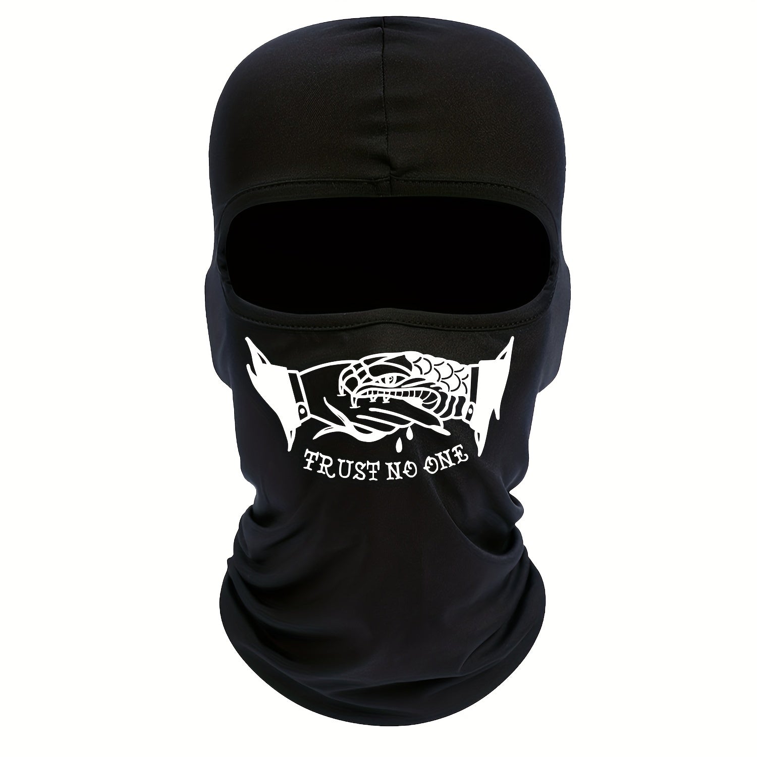 Shake Hands Print Balaclava Solid Ski Mask Windproof Neck Warmer Gaiter
