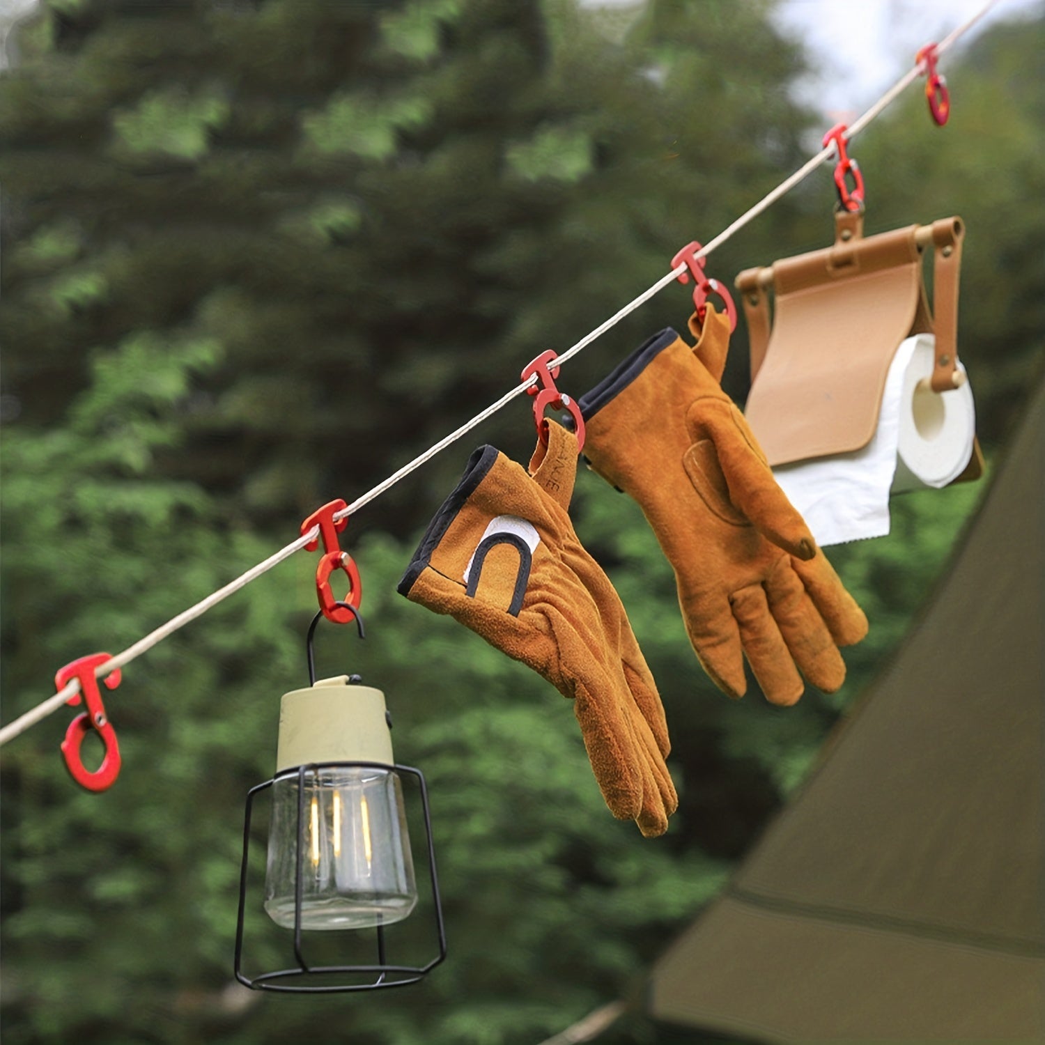 6pcs Aluminum Guyline Cord Adjuster Buckles for Camping Hiking