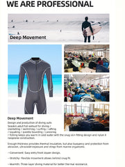 3mm Professional Diving Wetsuit for Superior Swim Performance