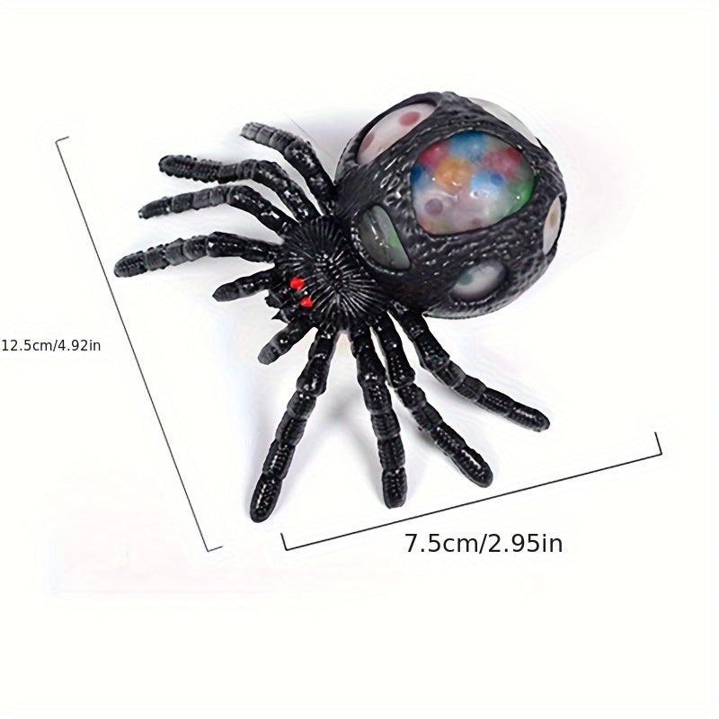 Colorful Bead Spider Squeeze Toy for Halloween