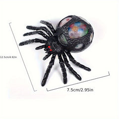 Colorful Bead Spider Squeeze Toy for Halloween