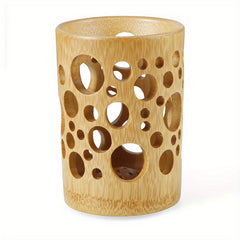 Bamboo Pen Container Toothbrush Holder