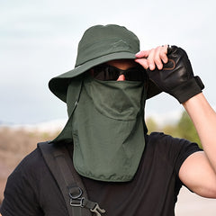 Breathable Quick Drying Fishing Bucket Hat with Waterproof Face Cap