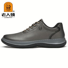 LAORENTOU Men's Low Top Lace Up Sneakers Retro Casual Walking Shoes