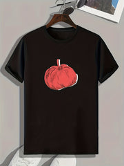 Fruit Pattern Print Sports T-shirt for Men