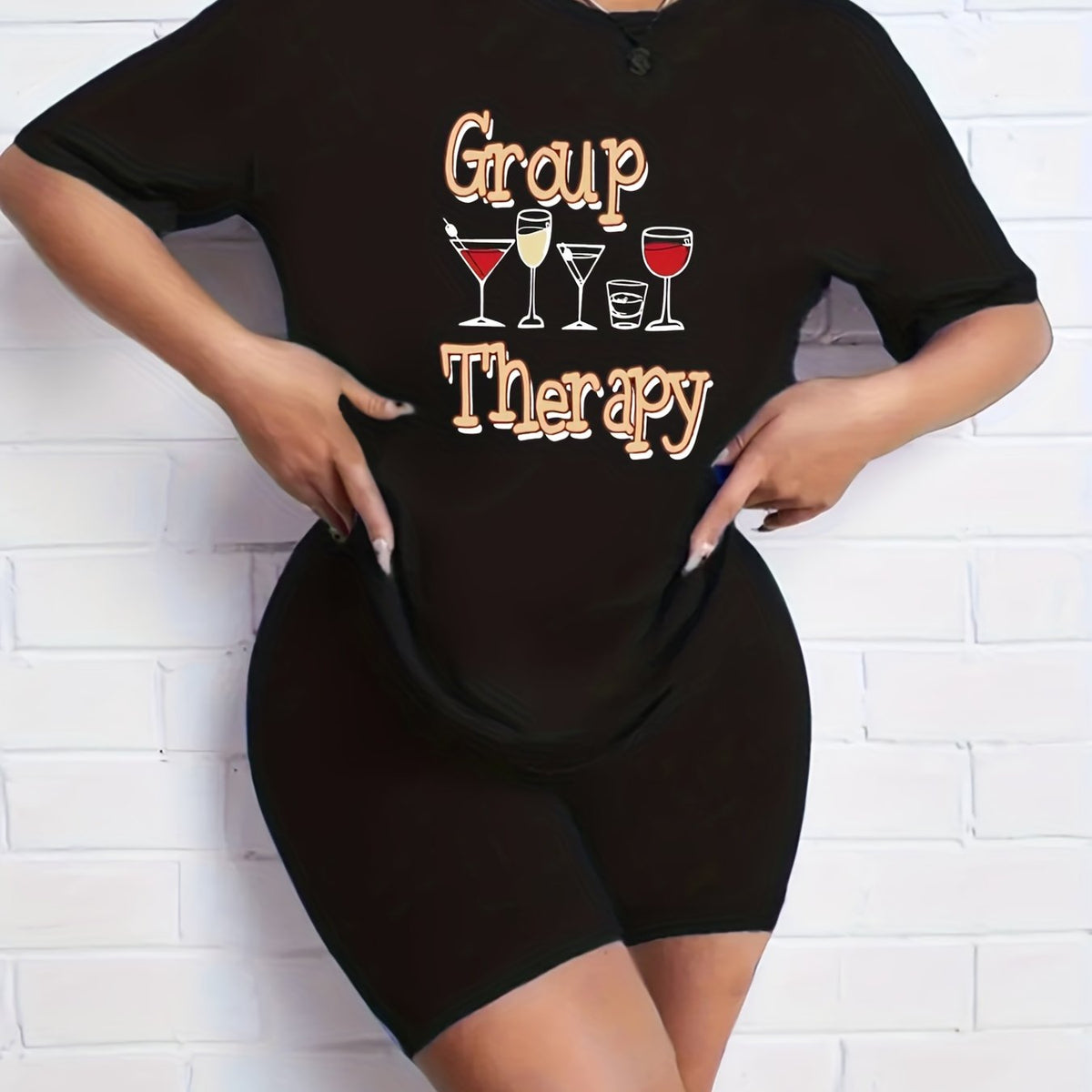 2pcs Summer Sports Sets T-shirt & Shorts Women's Activewear
