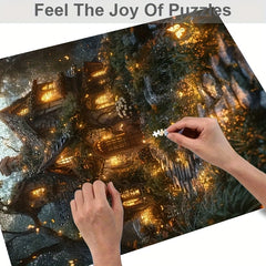 1000pcs Adult Seamless Puzzle Durable Portable Beginner Halloween