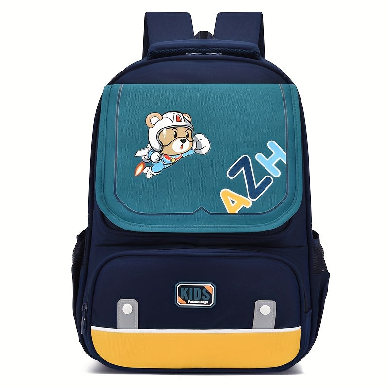 Kids Cartoon Schoolbag - Large Capacity Backpack