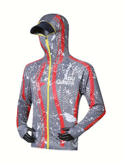 Men's UPF 50 Sun Protection Hooded Jacket Quick Dry