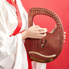 Small Portable 16 19 String Harp Lyre Easy To Learn