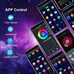 4 in 1 Galaxy Projector Light with Music Speakers