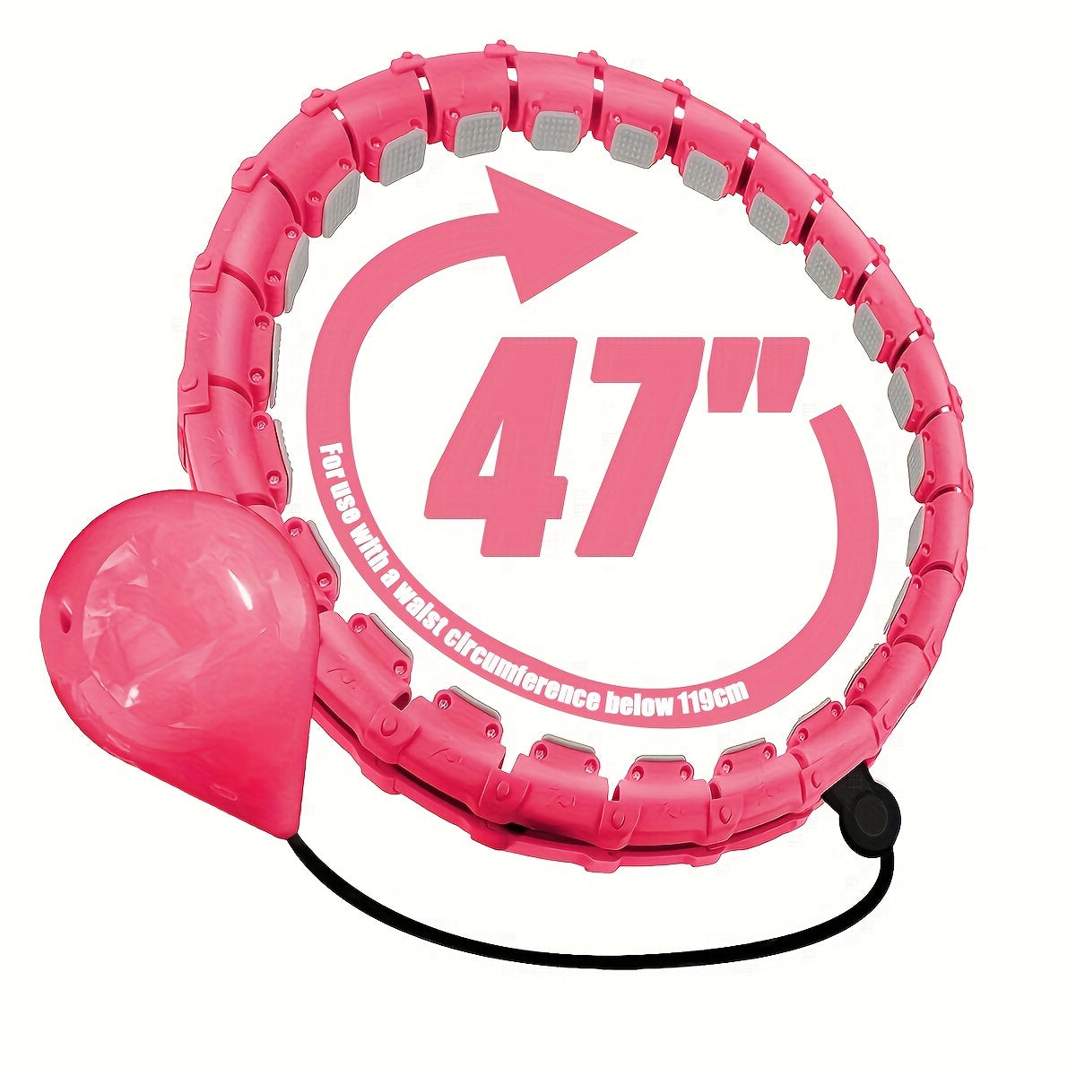 Detachable Massage Hoop section Sports Fitness Gravity Hoop