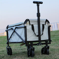 Portable Foldable Camping Cart with Storage, Mini Trailer for Hiking Supplies