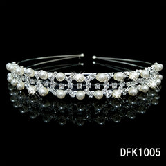 Rhinestone Wedding Headband Bridal Tiara Wedding Headpiece Bride Accessory