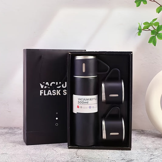 16pc 500ml Stainless Steel Coffee Cups Set - Hot Cold Beverage Bottle
