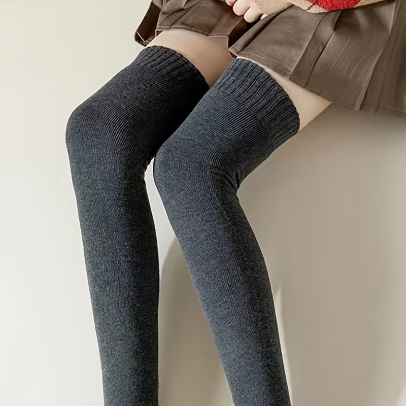Thigh High Thermal Winter Socks Over The Knee Leg Warmers