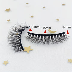 7 Pairs Self Adhesive Natural Look Eyelashes No Glue Needed Waterproof