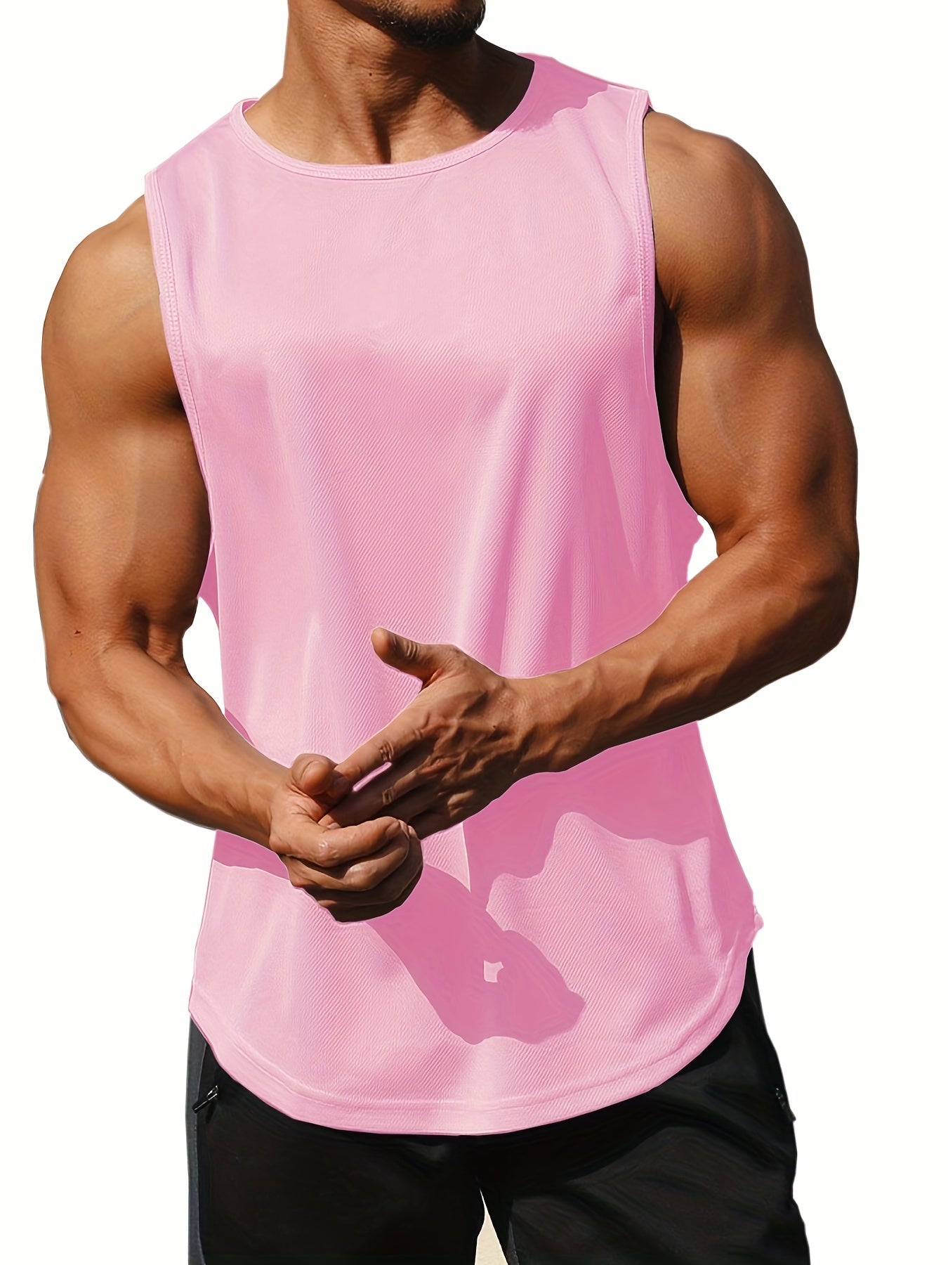 Men's Quick Drying Sports Tank Top for Running Training