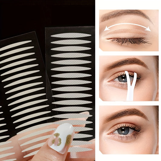 Invisible Double Eyelid Stickers Self Adhesive Patches With Y Fork