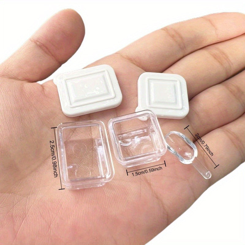 5pcs 1:12 Scale Dollhouse Bento Box Set Miniatures DIY Kitchen Decor