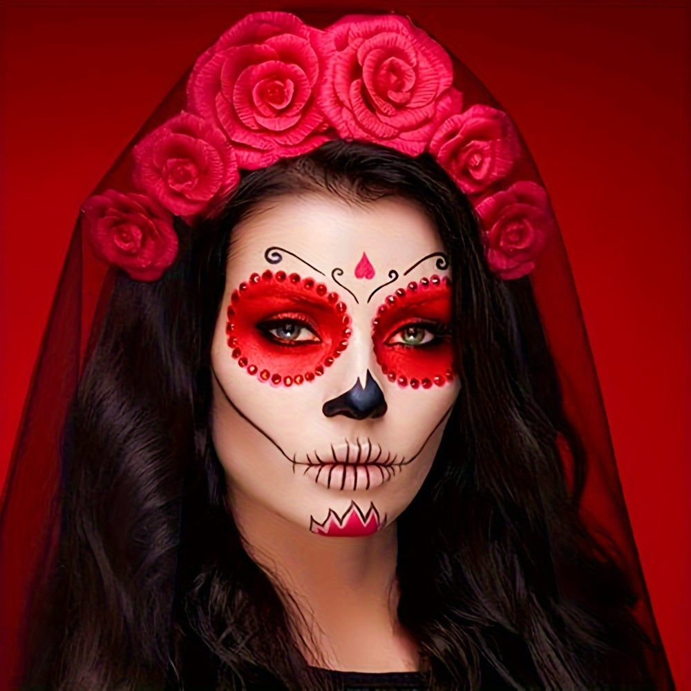 Red Cream Face Body Paint Halloween Makeup Clown Devil Red