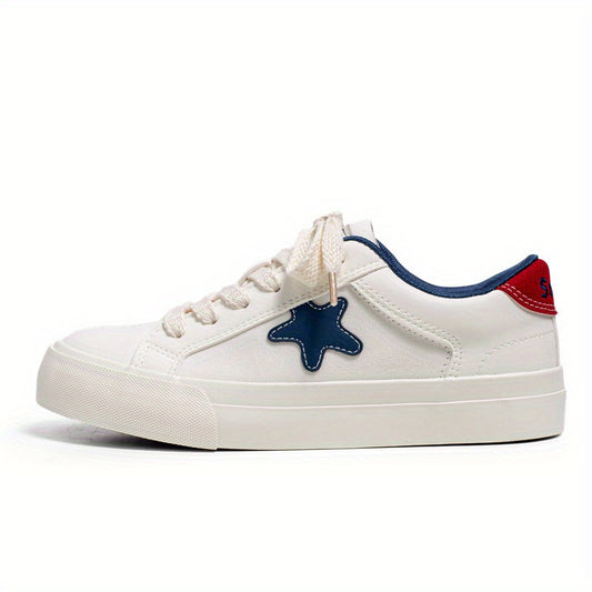 Men's Star Pattern Skate Shoes Non Slip Sneakers For Youth Men