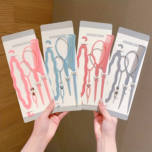 Topsy Tail Hair Tool Hair Loop Combs for Baby Girls