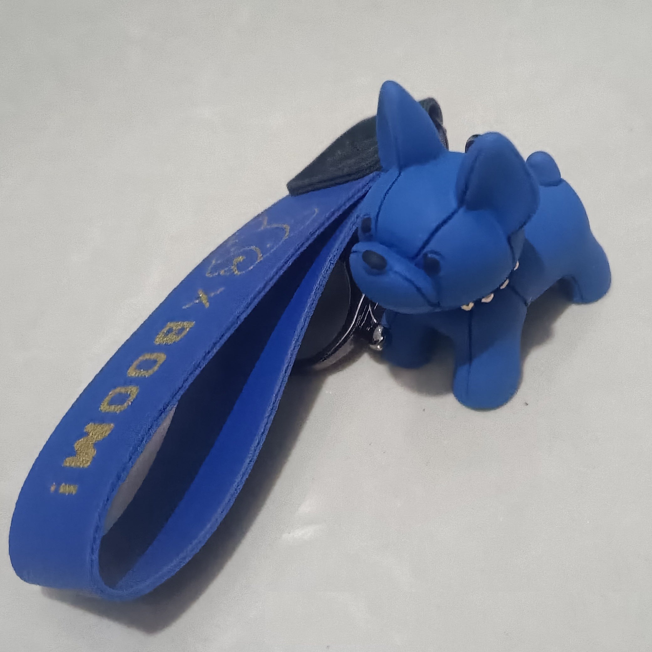 Cute French Bulldog Keychain PVC Cartoon Style