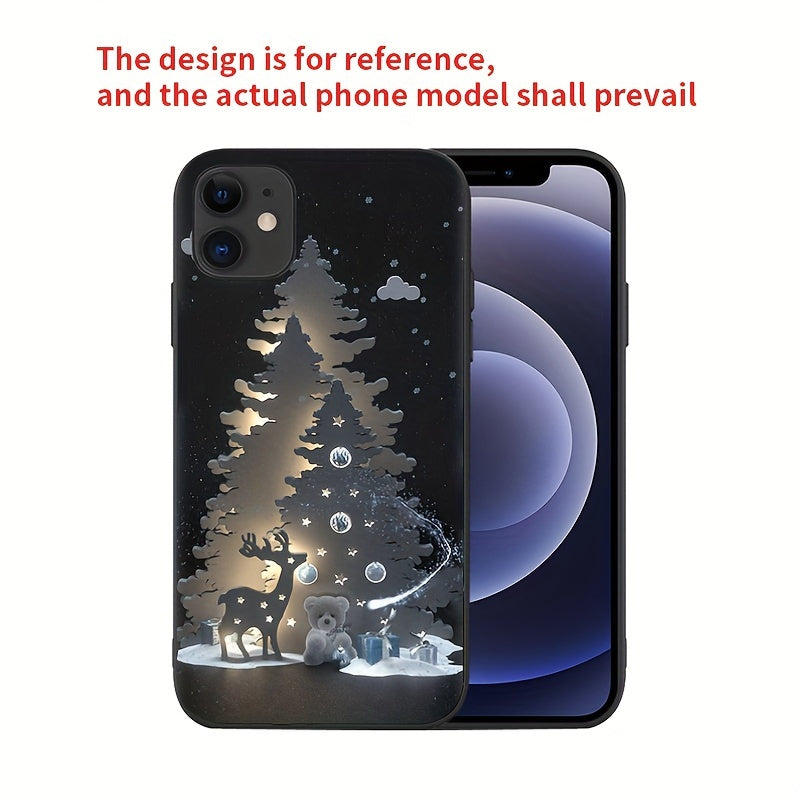 Christmas Tree Print Phone Case for iPhone - Multiple Models Available