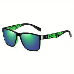 Men's Square Frame Sunglasses Vintage Stylish PC Eyewear UV Protection