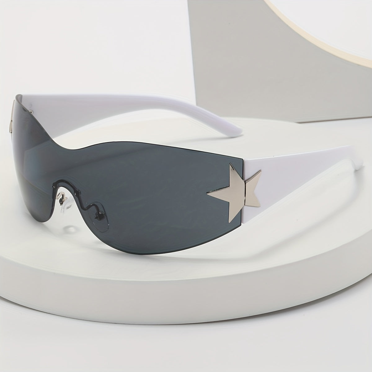Men's Y2K Aviator Sunglasses Pentagram Sports Eyewear