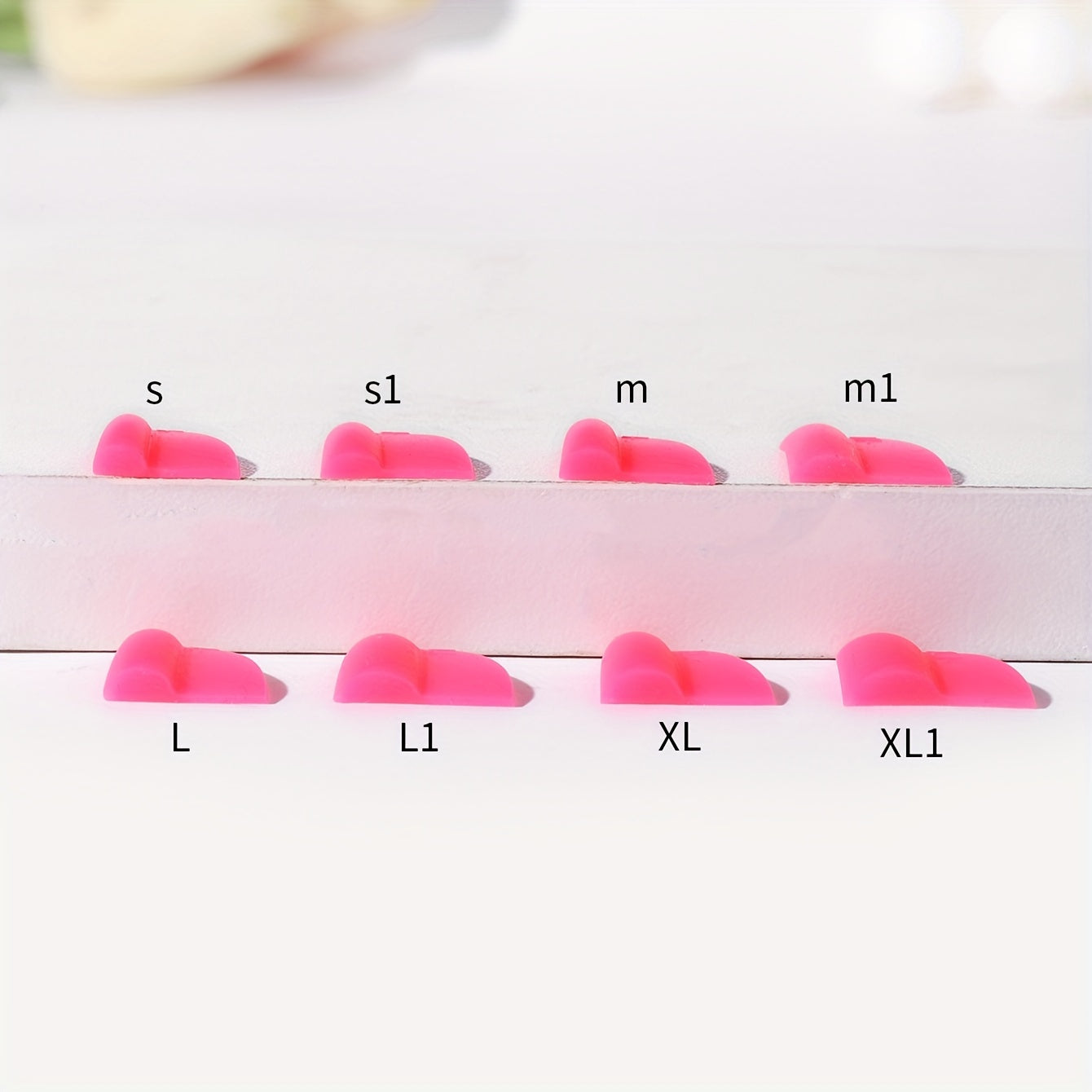 C CURL 8 Pairs Silicone Eyelash Perming Pad Lashes Rods Shield Lifting