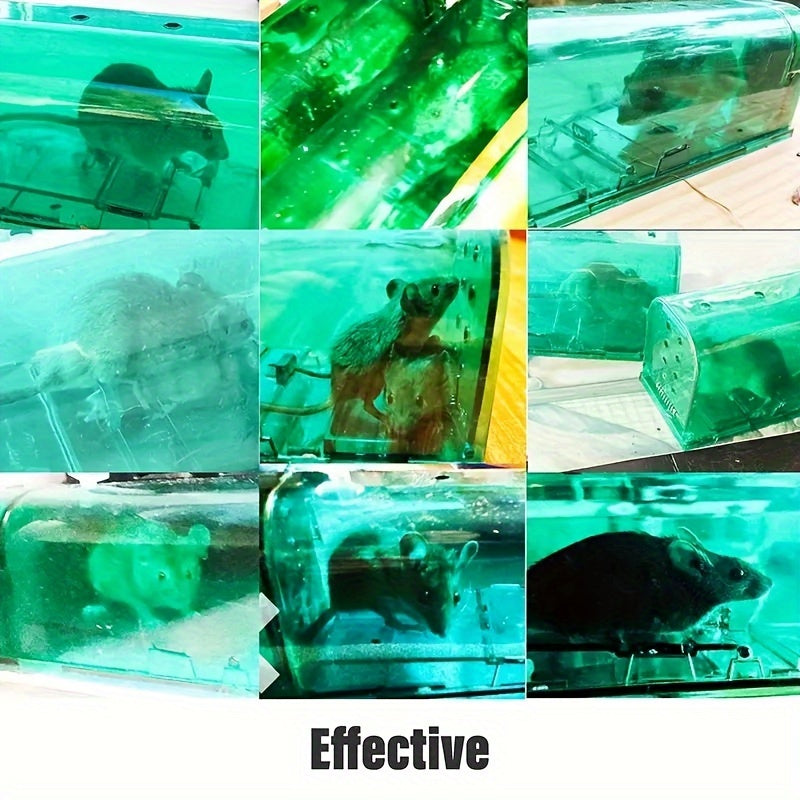 2pcs Humane Mouse Traps Catch & Release for Small Rodent Voles