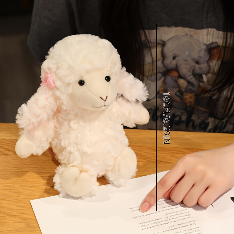 Lamb Plush Toy Simulated Plush Animal Doll for Birthday & Christmas